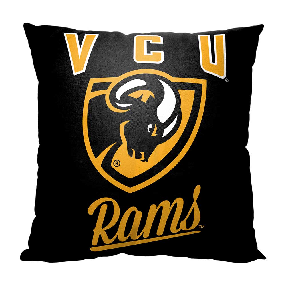 NCAA VCU Rams Alumni Throw Pillow 18x18 Inches