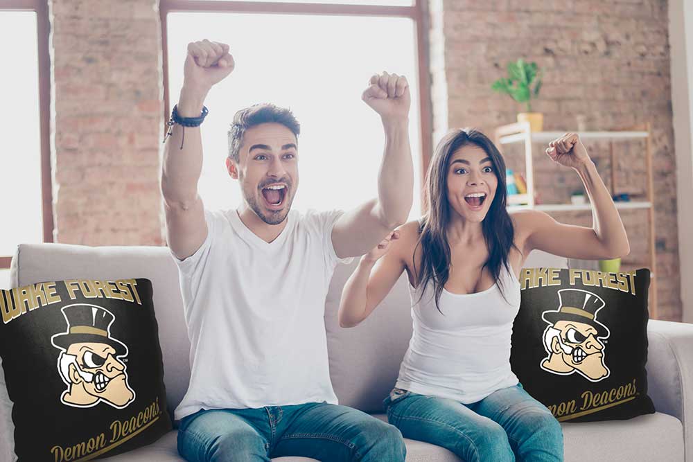 NCAA Wake Forest Demon Deacons Alumni Throw Pillow 18x18 Inches