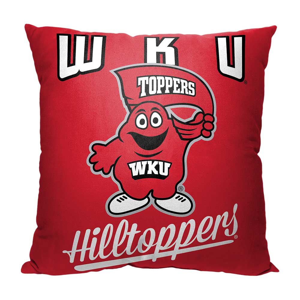 NCAA Western Kentucky Hilltoppers Alumni Throw Pillow 18x18 Inches