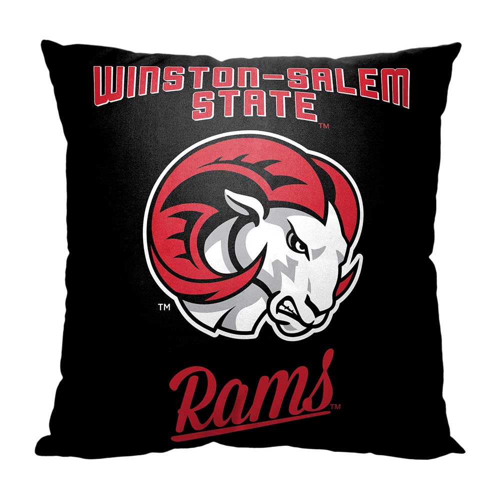 NCAA Winston Salem State Rams Alumni Throw Pillow 18x18 Inches