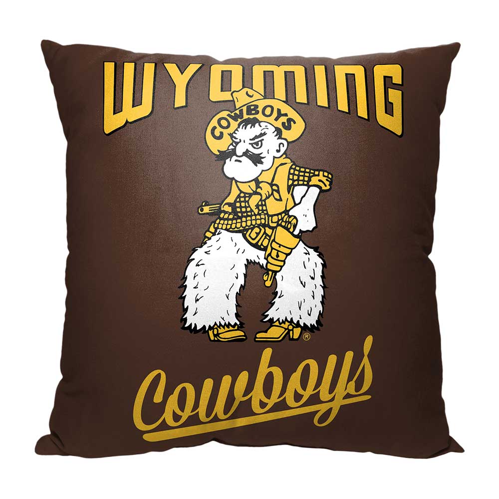 NCAA Wyoming Cowboys Alumni Throw Pillow 18x18 Inches