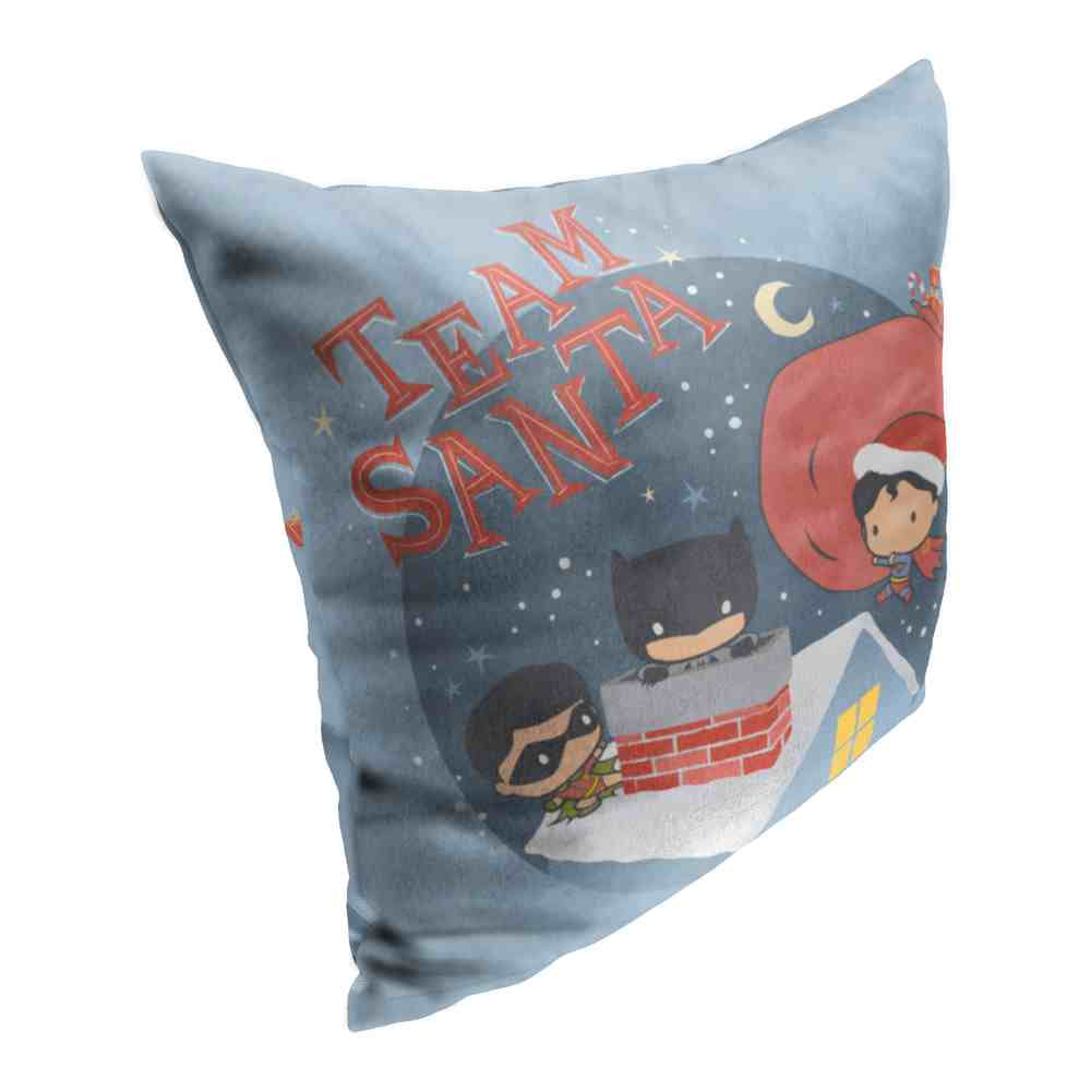 Warner Bros. Justice League Team Santa Throw Pillow 18x18 Inches