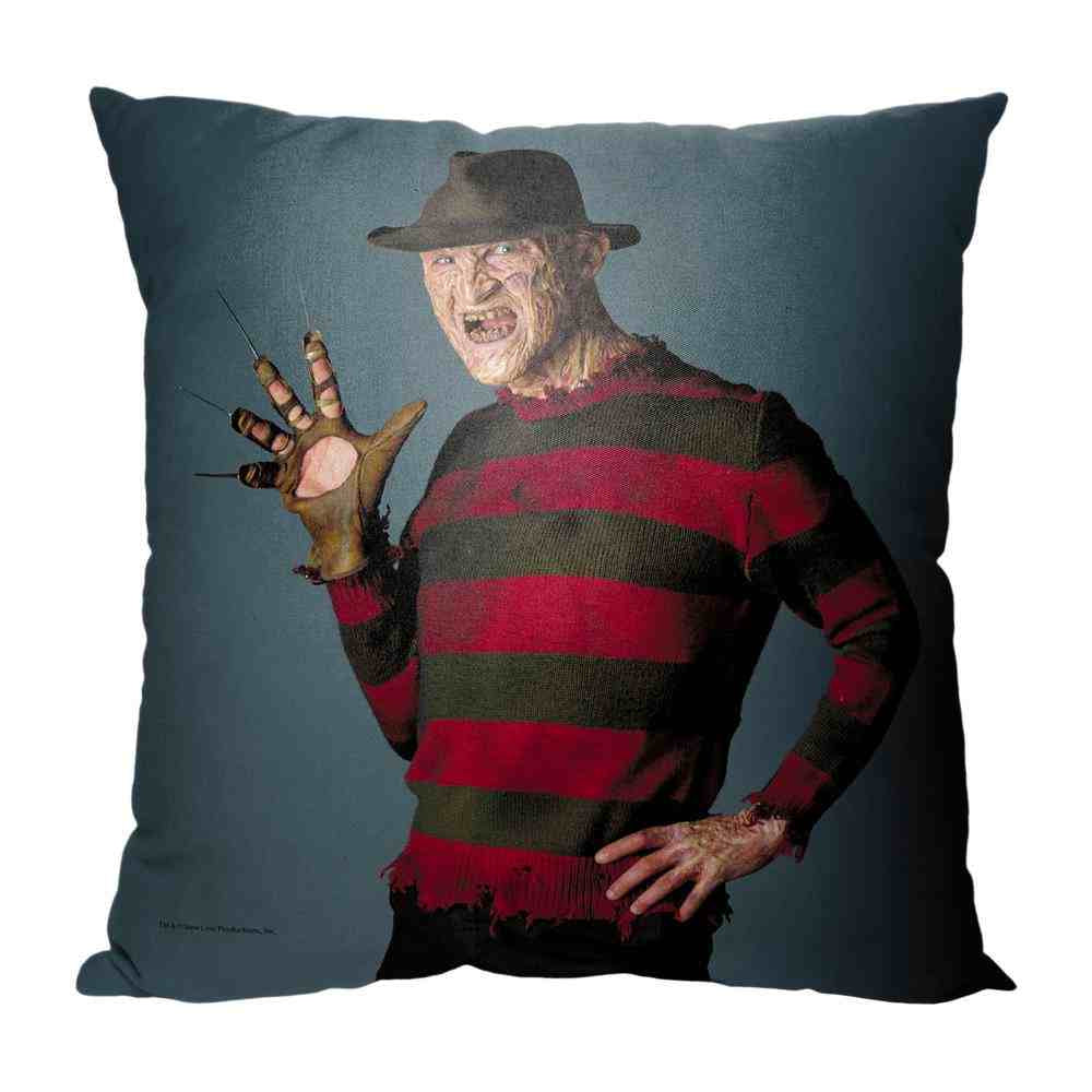Warner Bros. Nightmare on Elm Street Fierce Demon Throw Pillow 18x18 Inches