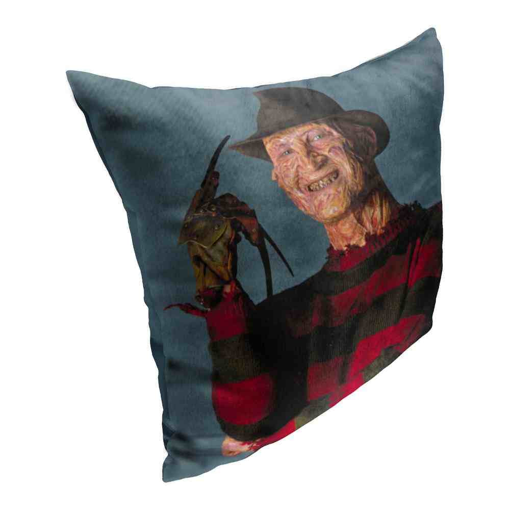 Warner Bros. Nightmare on Elm Street Freddy Poses Throw Pillow 18x18 Inches