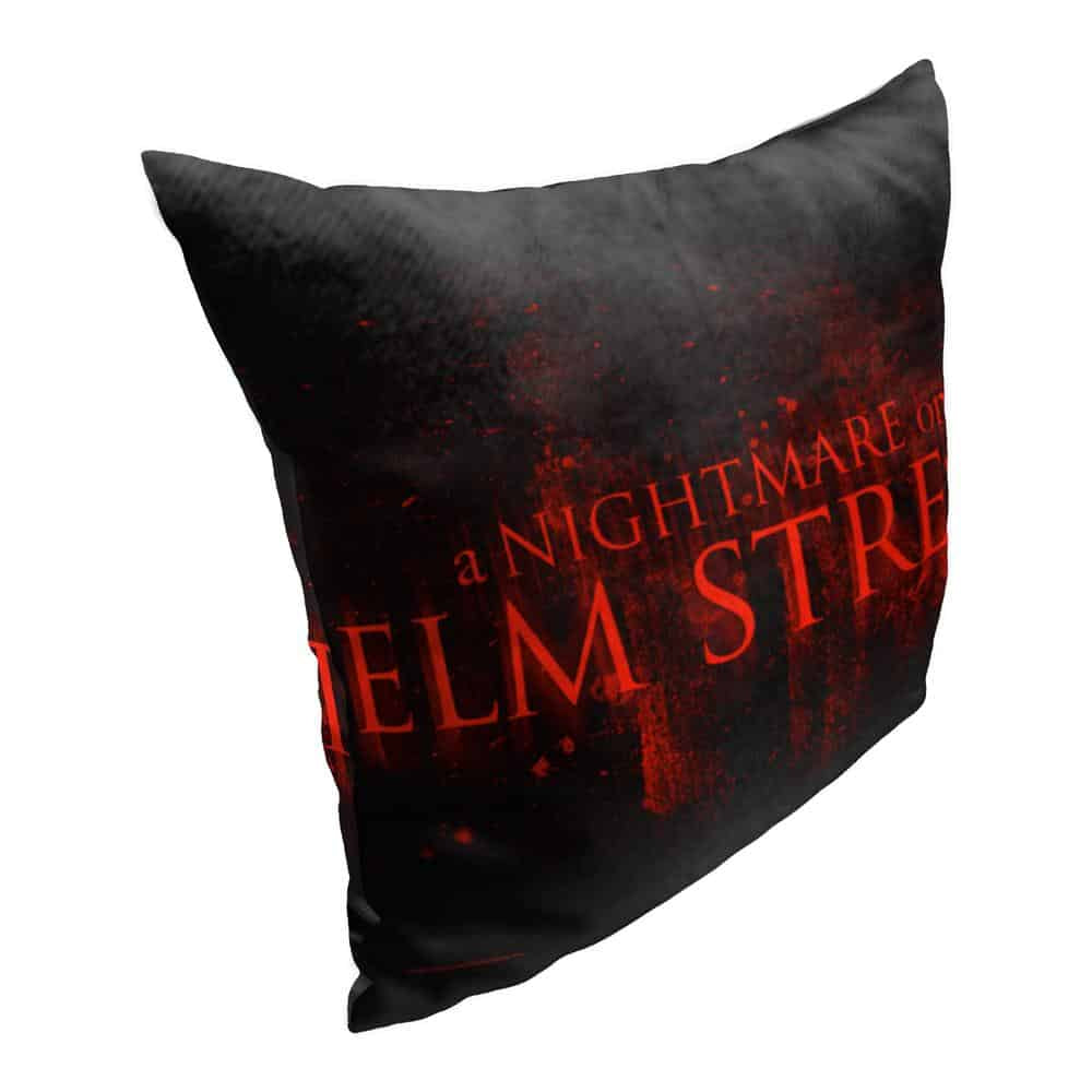 Warner Bros. Nightmare on Elm Street Title Throw Pillow 18x18 Inches