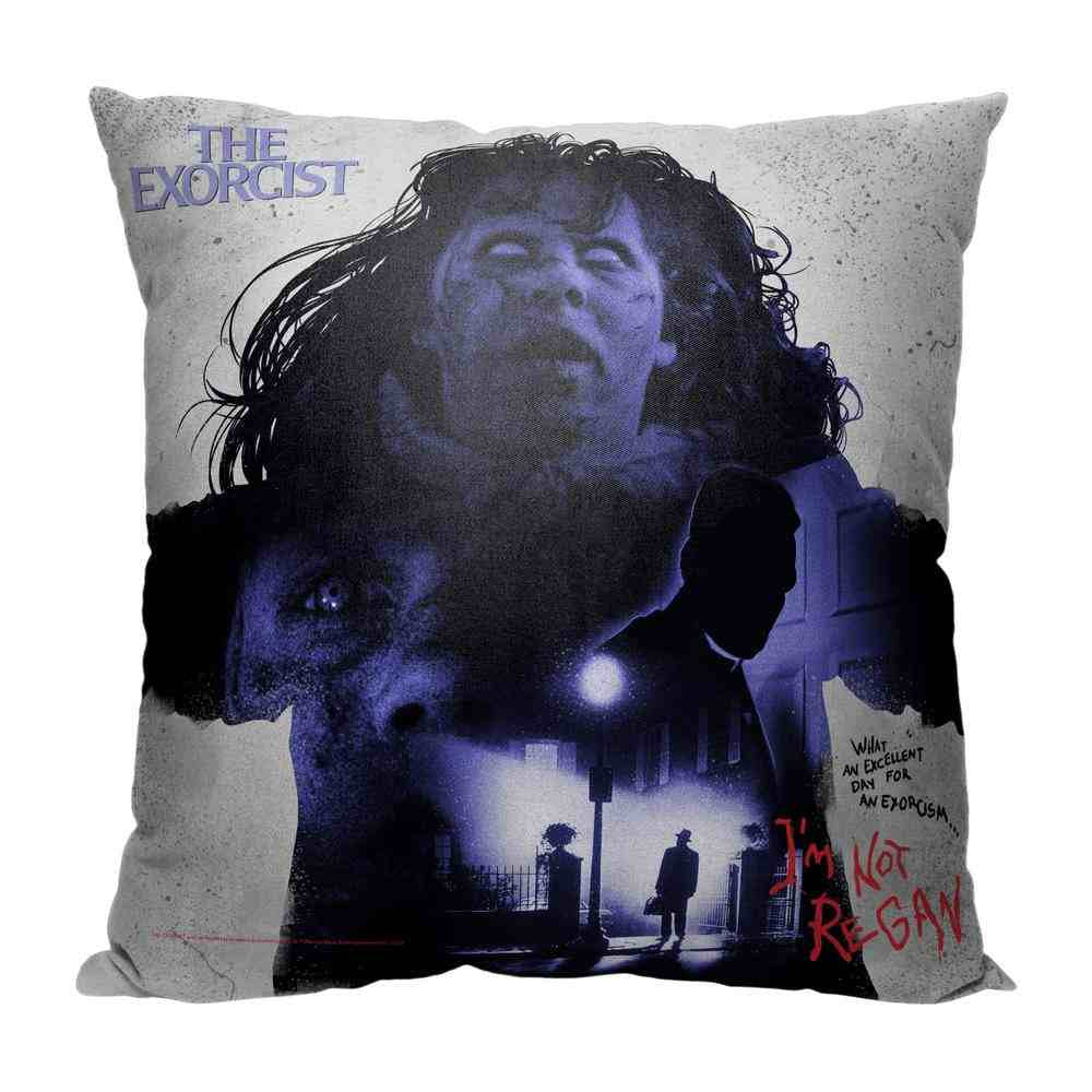 Warner Bros. The Exorcist Not Regan Throw Pillow 18x18 Inches