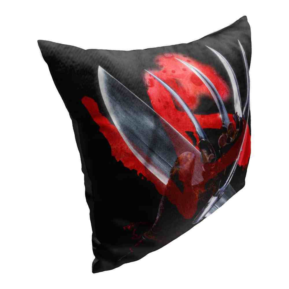 Warner Bros. Nightmare on Elm Street Brandish Your Weapons Throw Pillow 18x18 Inches