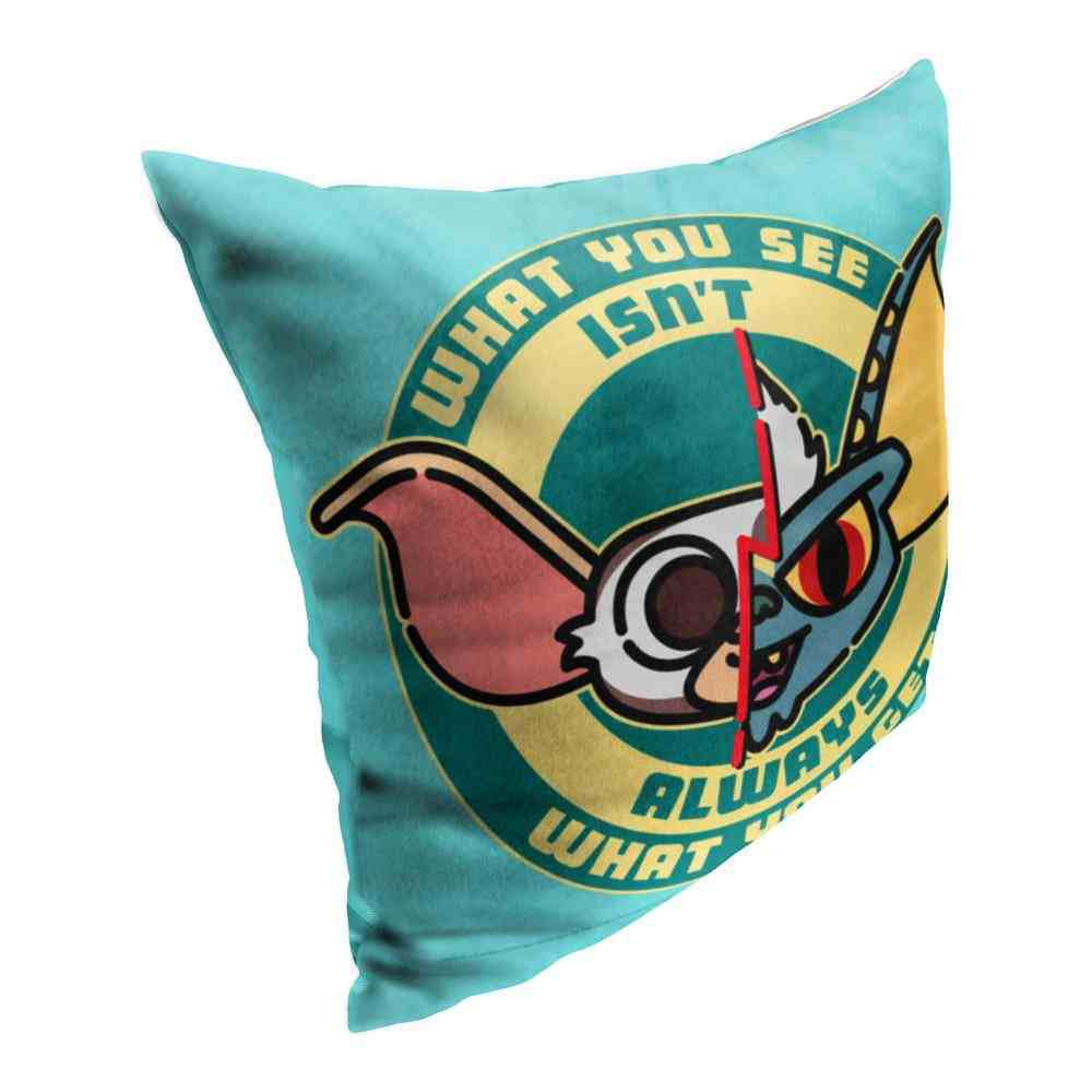 Warner Bros. Gremlins Not What You Get Throw Pillow 18x18 Inches