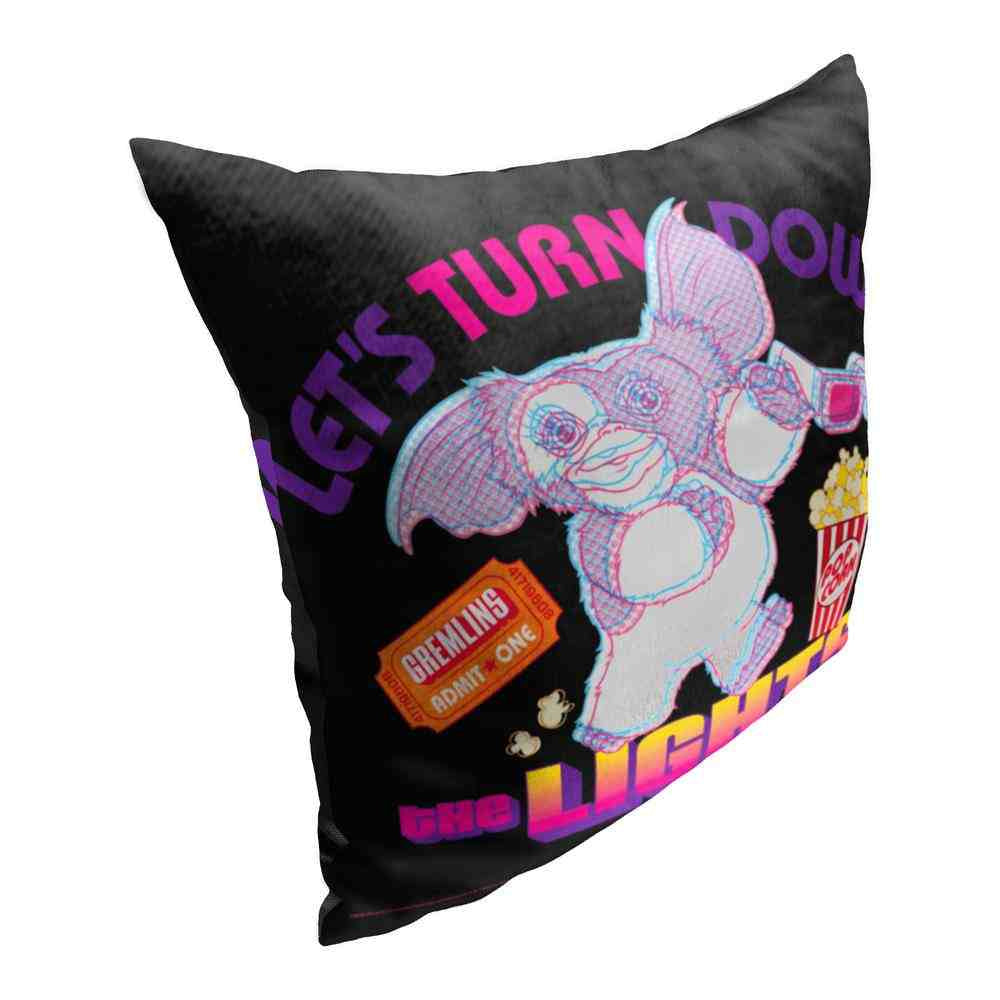 Warner Bros. Gremlins Turn Off The Lights Throw Pillow 18x18 Inches