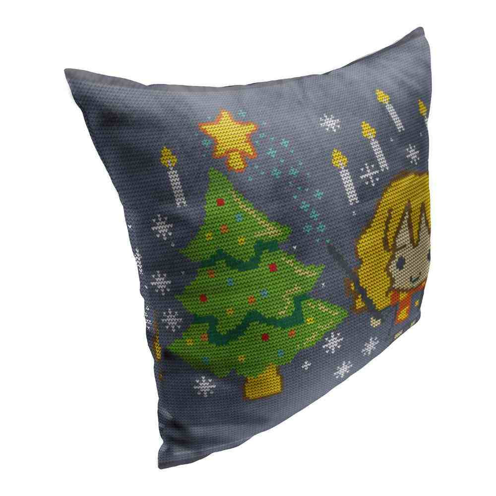 Warner Bros. Harry Potter Christmas Magic Throw Pillow 18x18 Inches