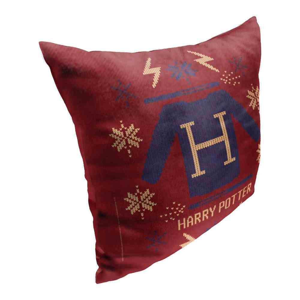 Warner Bros. Harry Potter Harrys Sweater Throw Pillow 18x18 Inches