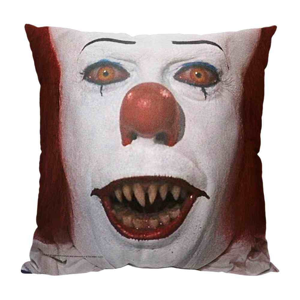 Warner Bros. It Miniseries Sharp Teeth Throw Pillow 18x18 Inches