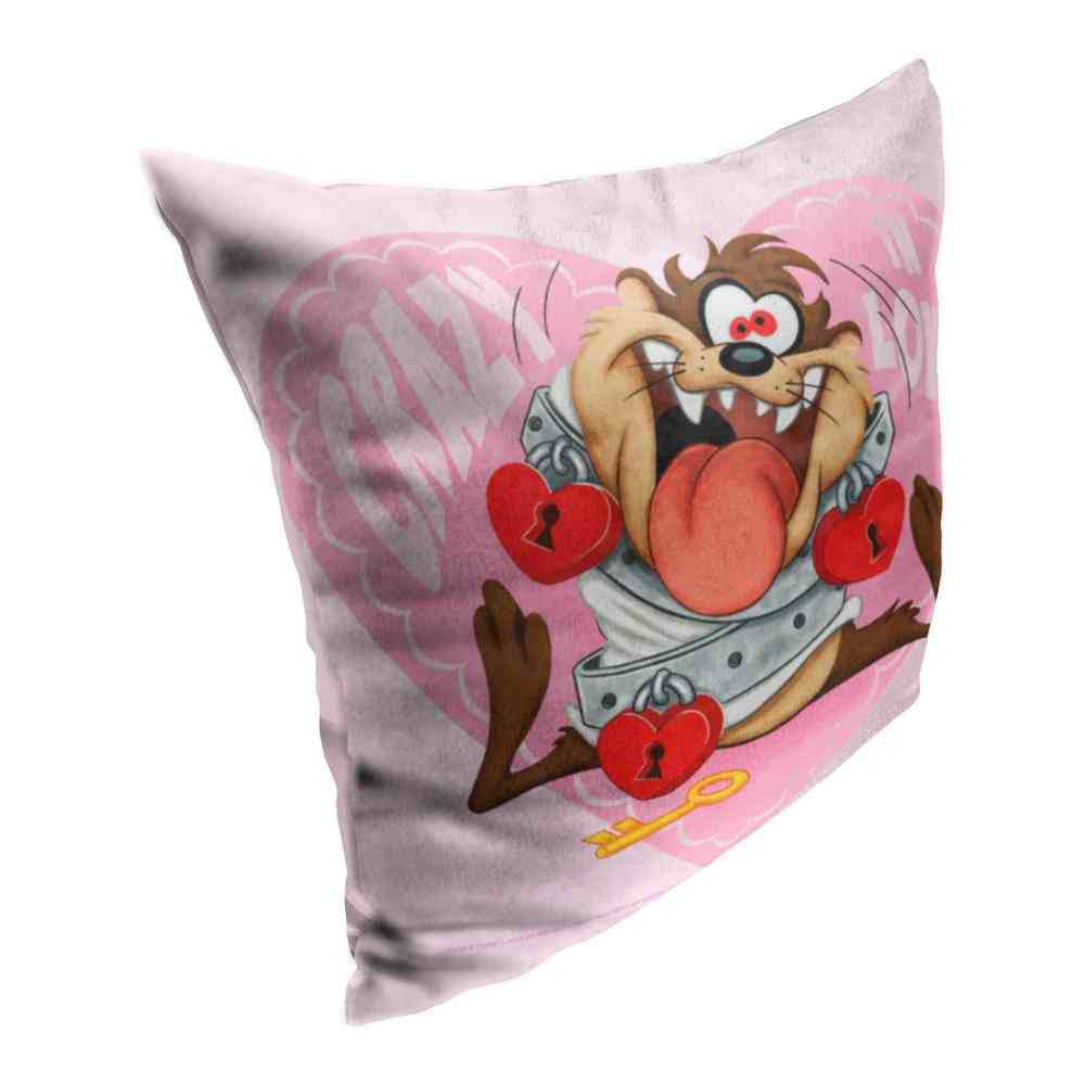Warner Bros. Looney Tunes Crazy In Love Throw Pillow 18x18 Inches
