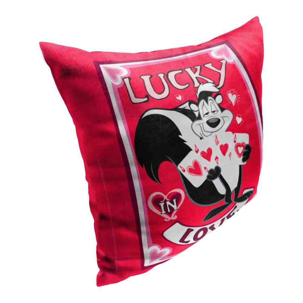 Warner Bros. Looney Tunes Lucky In Love Throw Pillow 18x18 Inches