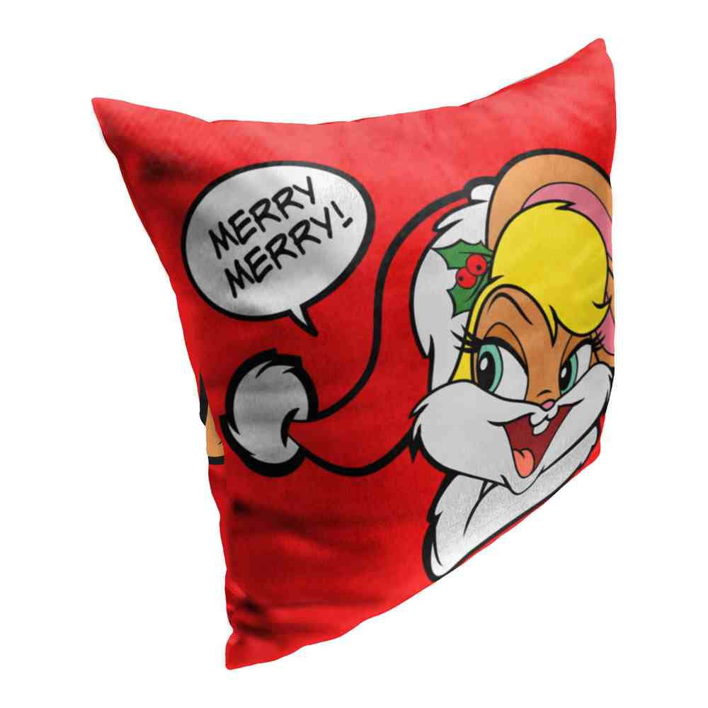 Warner Bros. Looney Tunes Merry Lola Throw Pillow 18x18 Inches
