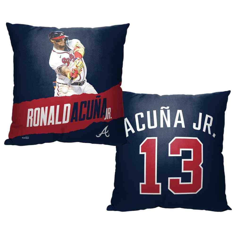 MLB Atlanta Braves Ronald Acuna Jr. Throw Pillow 18¡Á18 Inches