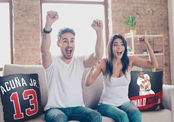 MLB Atlanta Braves Ronald Acuna Jr. Throw Pillow 18¡Á18 Inches