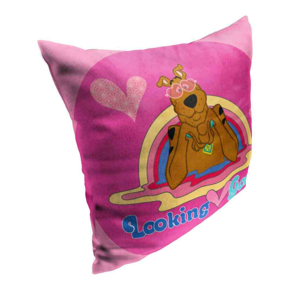 Warner Bros. Scooby-Doo Looking Good Valentine Throw Pillow 18x18 Inches