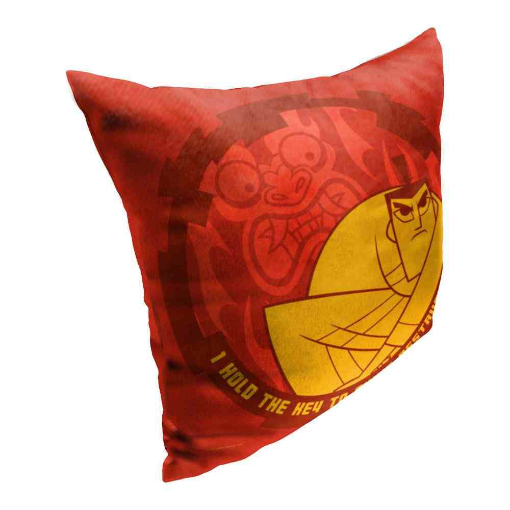 Cartoon Network Samurai Jack Aku's Destruction Throw Pillow 18x18 Inches