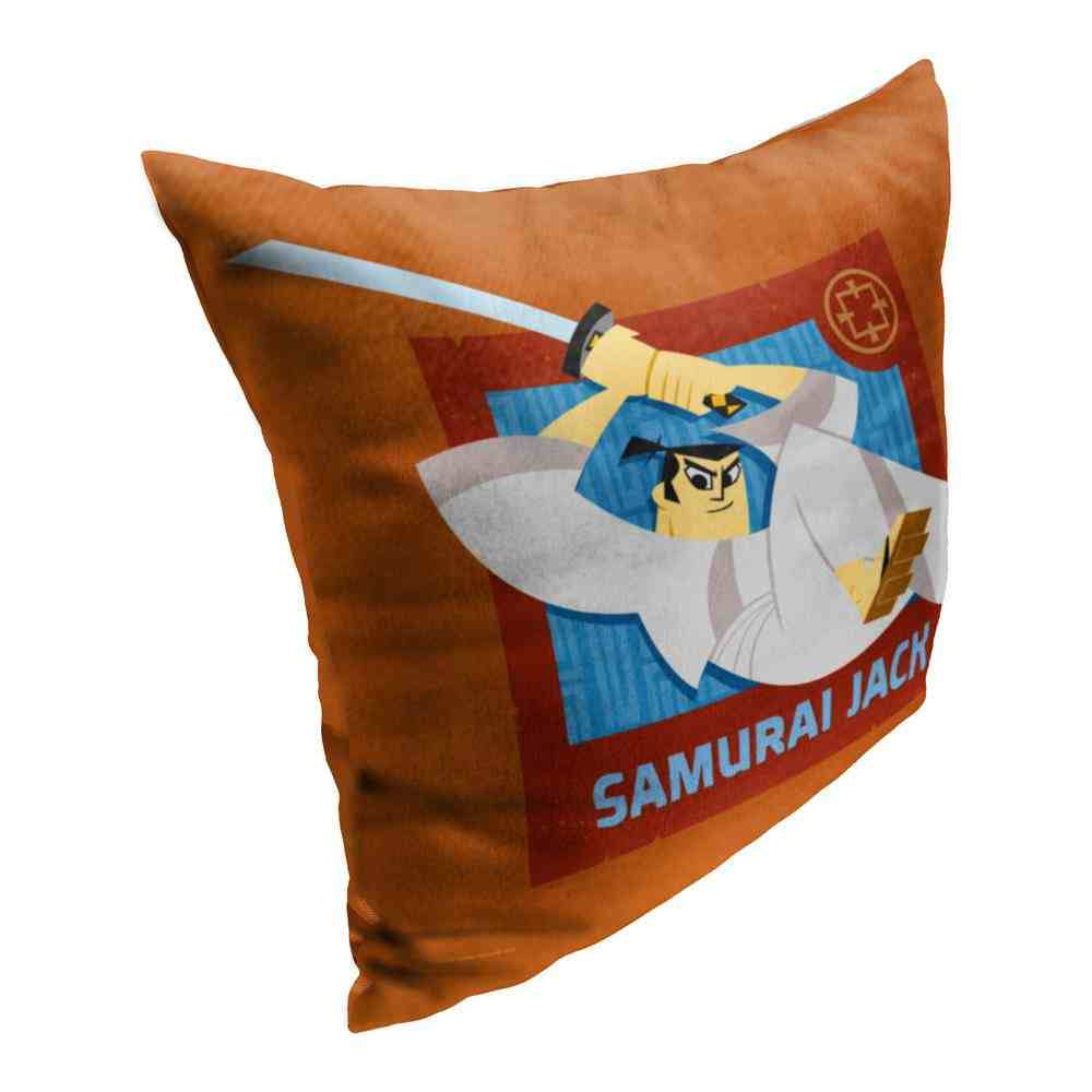 Cartoon Network Samurai Jack Samuari Savior Throw Pillow 18x18 Inches
