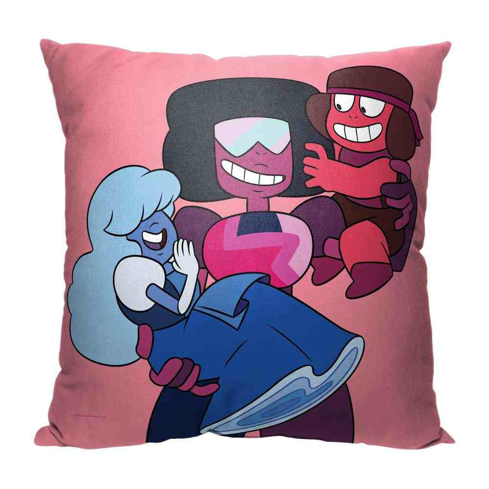 Cartoon Network Steven Universe New And Improved Crystal Gems Throw Pillow 18x18 Inches