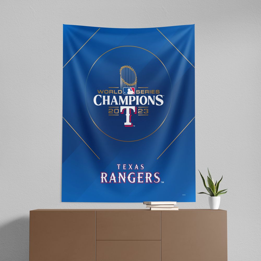 MLB Texas Rangers 2023 WSP Glory Wall Hanging 34 x 40 Inches