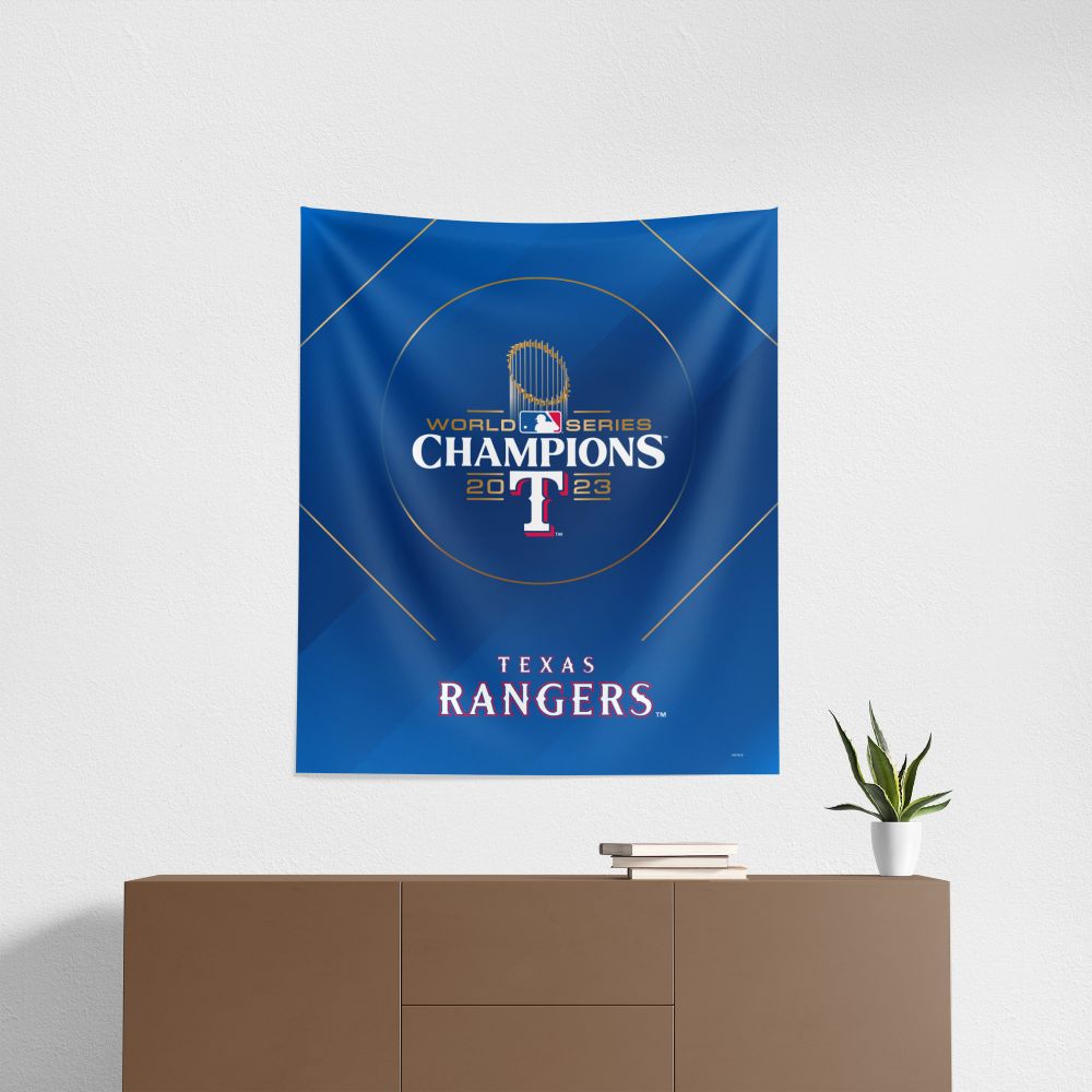 MLB Texas Rangers 2023 WSP Glory Wall Hanging 34 x 40 Inches