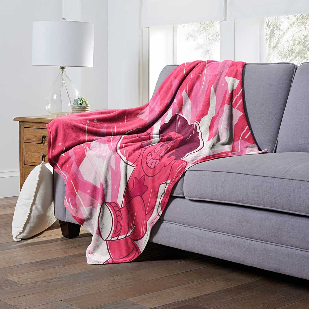 Cartoon Network Steven Universe Steven Crystal Burst Silk Touch Throw Blanket 50x60